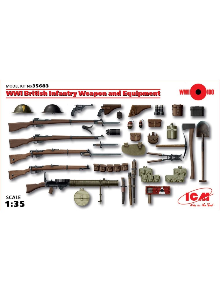 ICM - 1/35 WWI British Infantry Weapon and Equipment