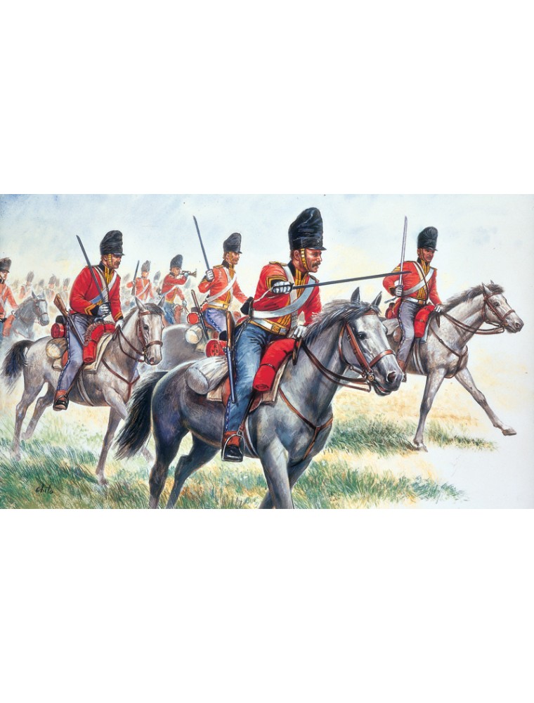 ITALERI - 1/72 British Heavy Cavalry "Scot Greys"