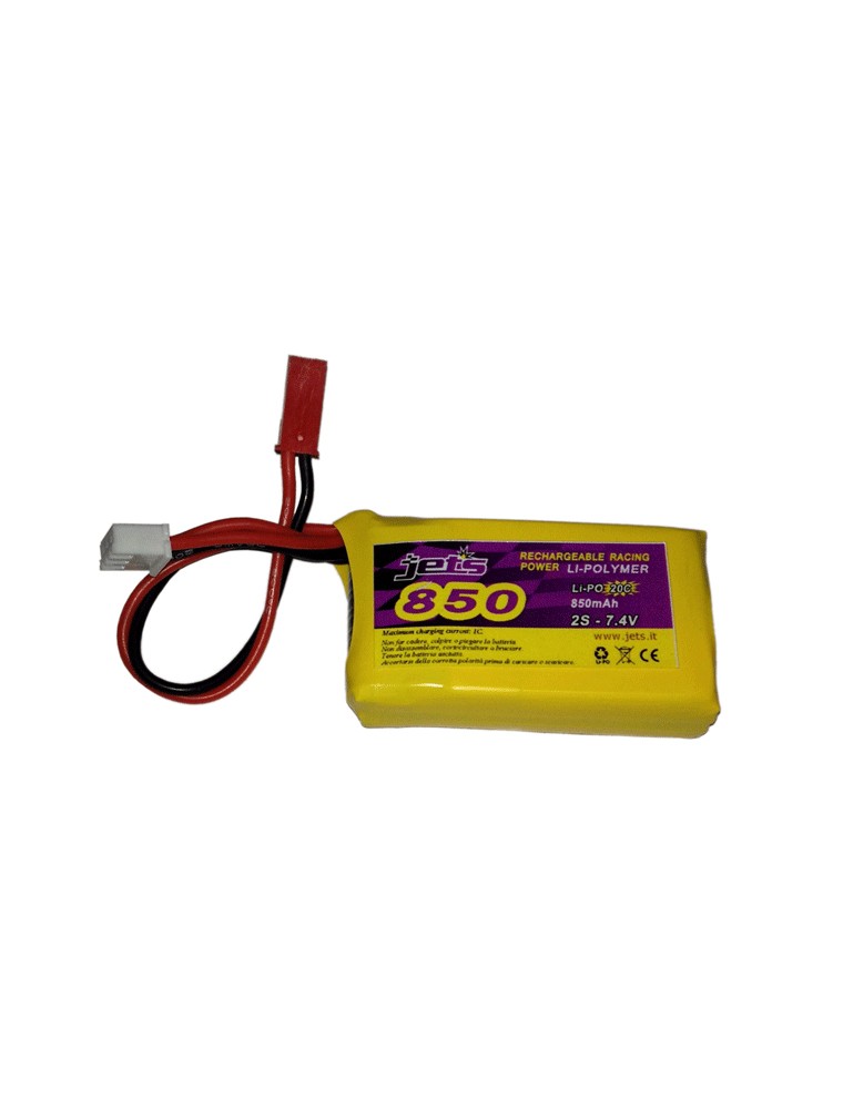 JETS - Batteria Lipo 7,4V 850 MAh