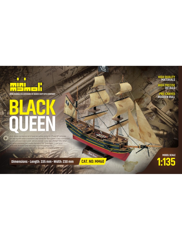 MAMOLI - BLACK QUEEN Scala 1/135 (serie MINI MAMOLI)