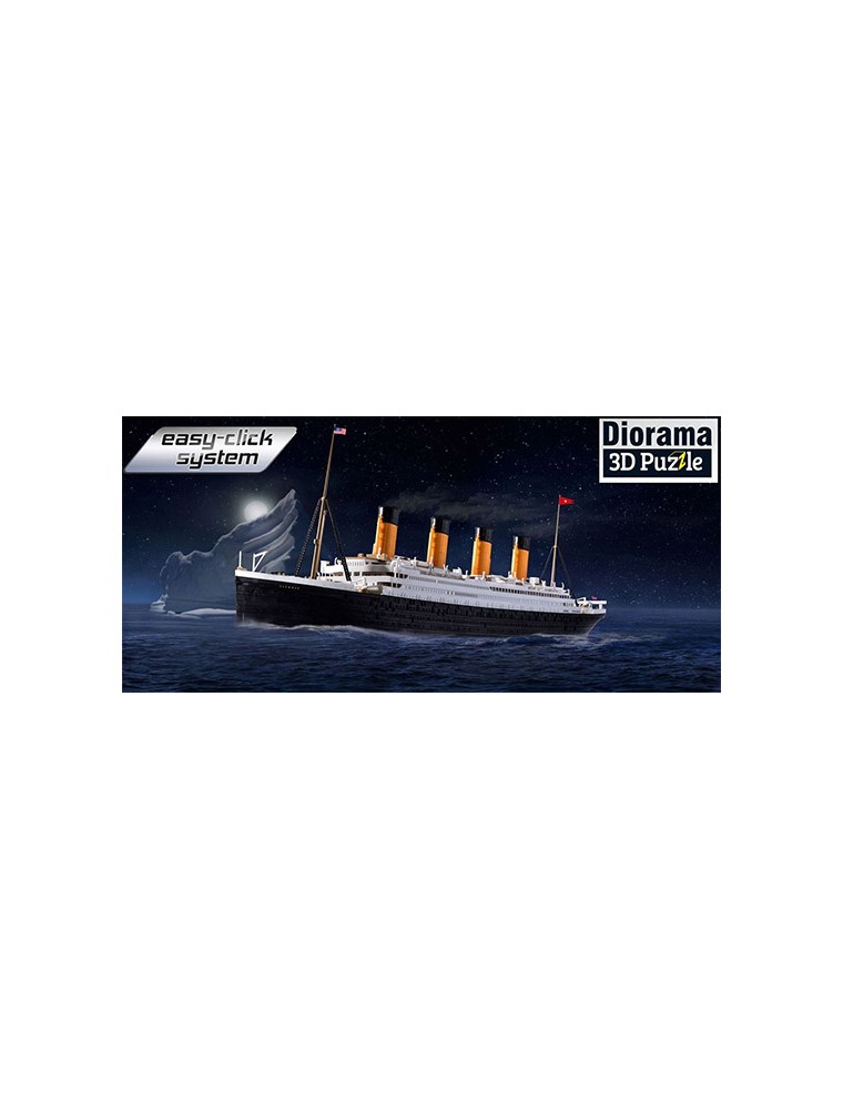 REVELL - 1/600 Gift Set RMS Titanic + 3D Puzzle (Iceberg) (Easy-Click System)