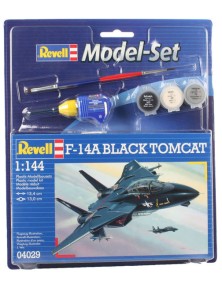 REVELL - 1/144 Model Set F-14A Black Tomcat