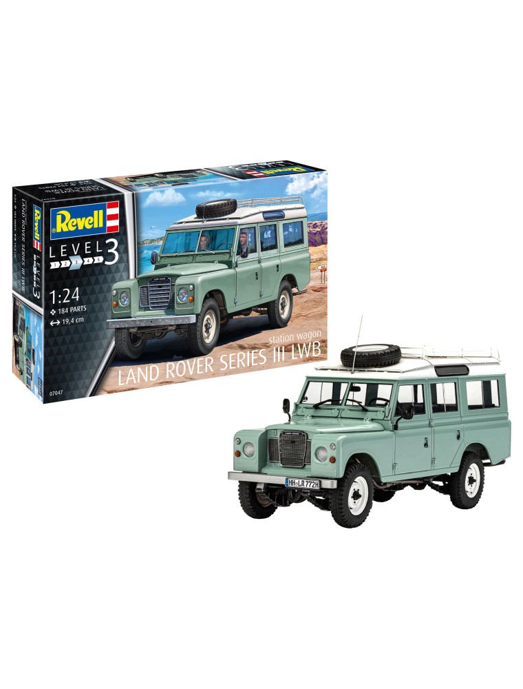 REVELL - 1/24 Model Set Land Rover Series III