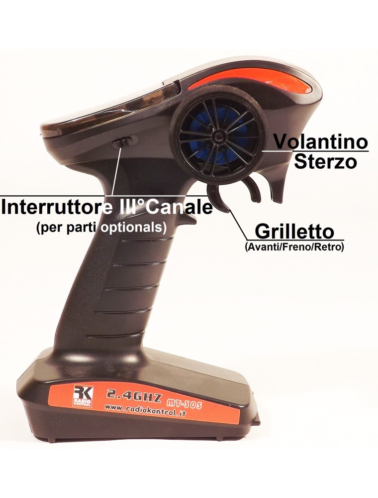 RADIOKONTROL - 1/10 Auto radiocomandata elettrica Truck 4wd