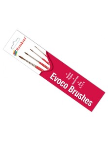 HUMBROL - Evoco Brush Pack [Size 0, 2, 4, 6]