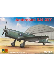 RS MODELS - 1/72 Ambrosini SAI 207 (2 decal v. for Italy, Lufwaffe)