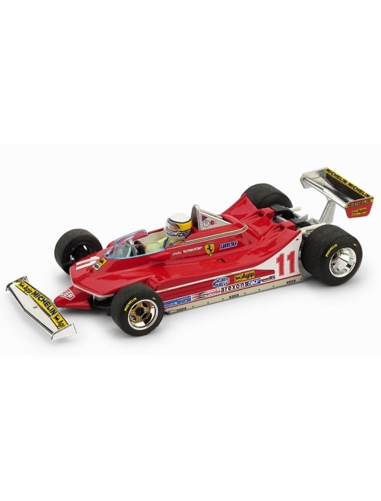 Brumm - FERRARI 312 T4 J.SCHECKTER 1979 N.11 WINNER ITALY GP + PILOTA 1:43