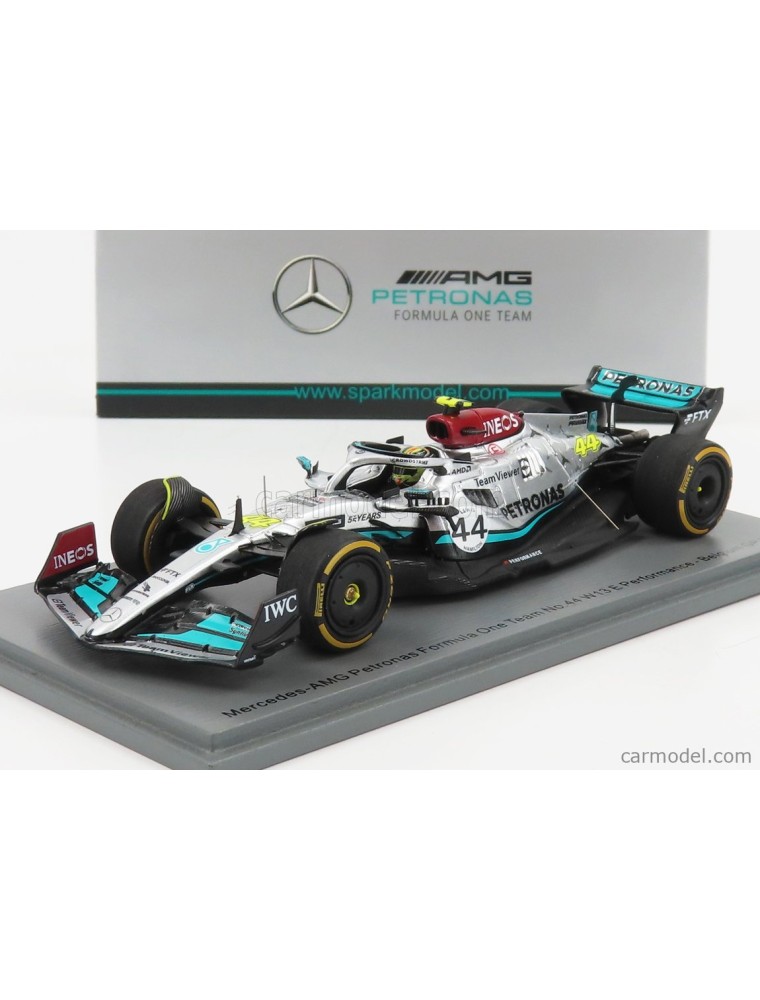 Spark-Model - Mercedes Gp - F1 W13e Team Mercedes-Amg Petronas F1 N 44 Belgium Gp 2022 Lewis Hamilton