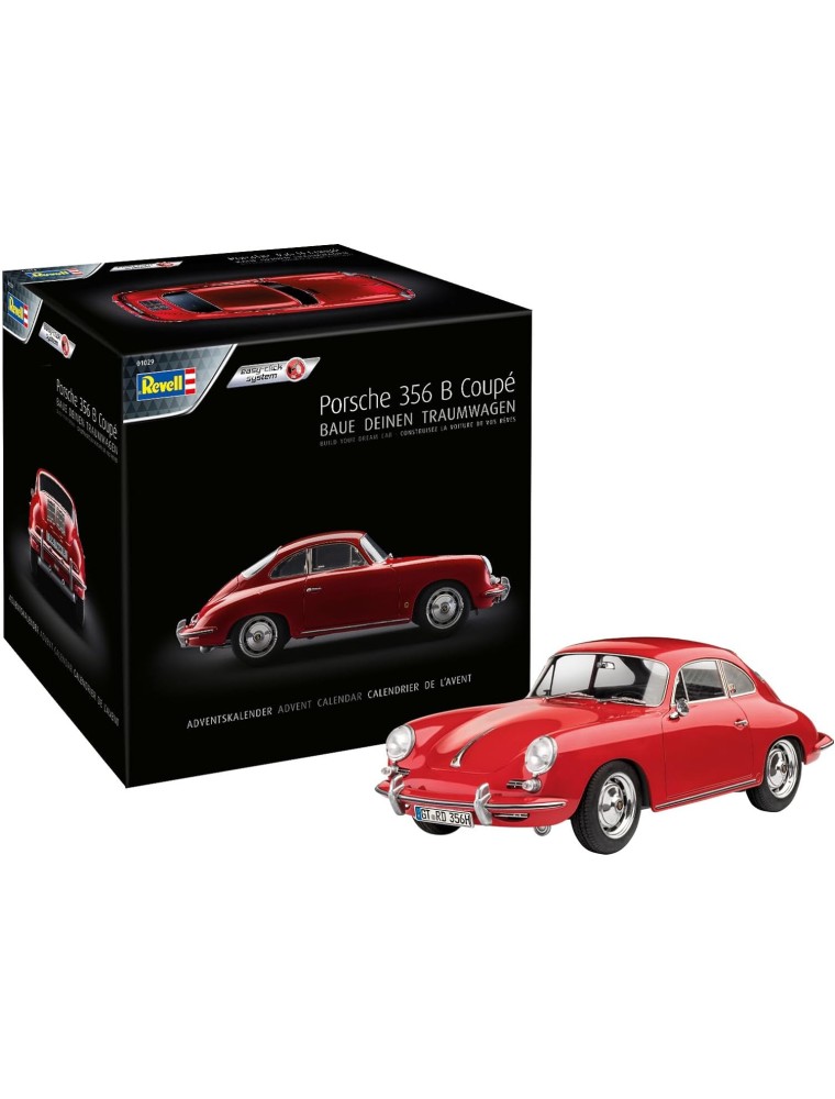 REVELL - Advent Calendar 1/16 Porsche 356 B Coupè (Easy-Click System)