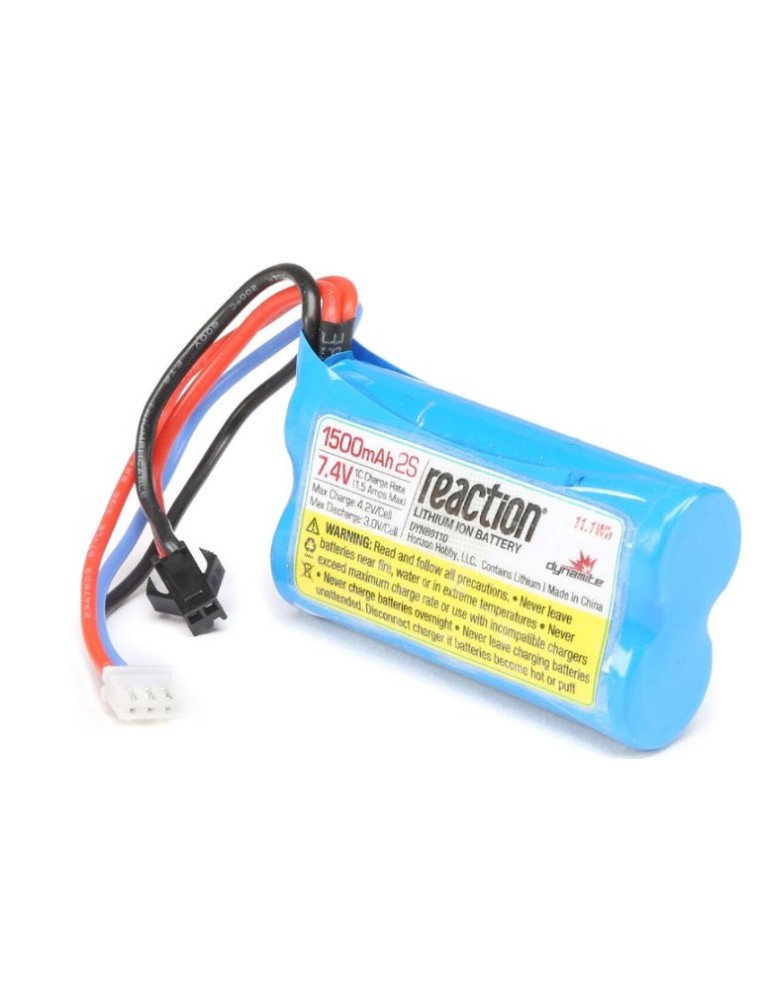 Dynamite - Batteria Li-Ion  7,4v 1500 mAh 2S scafo Jet Jam Pool Racer