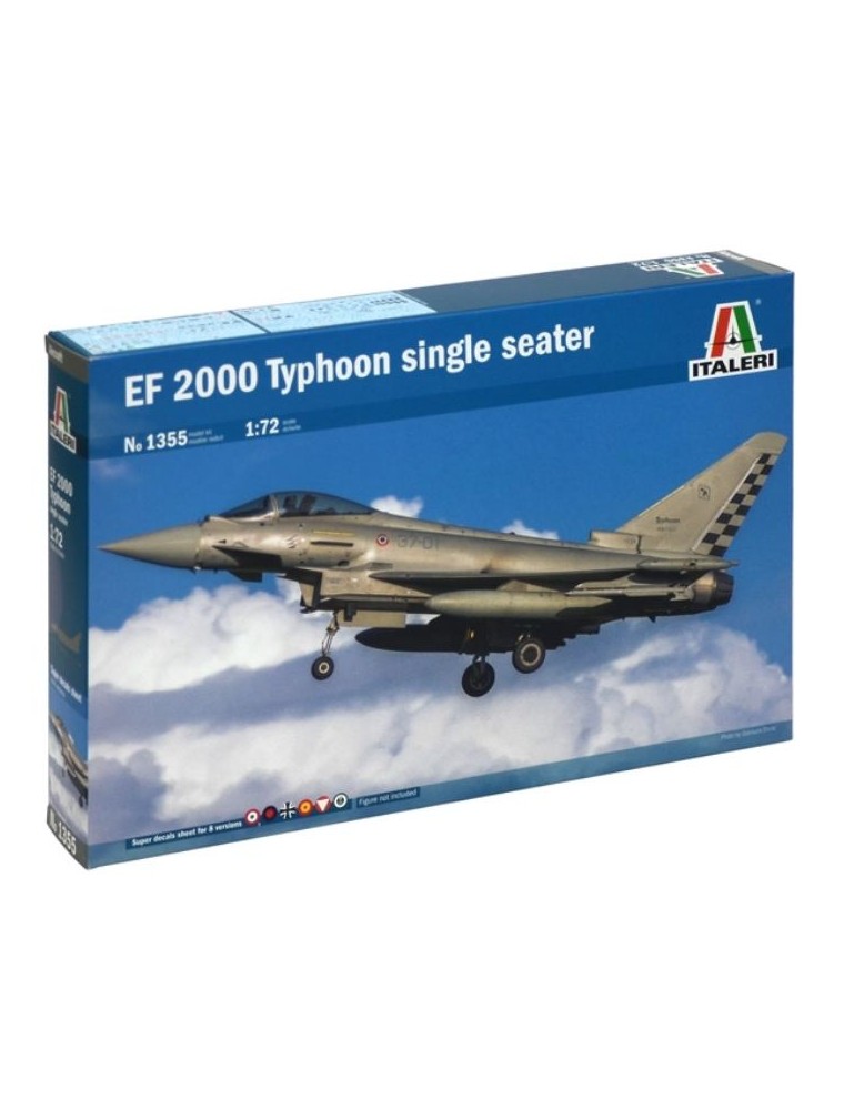 Italeri - EF2000 TYPHOON 1/72 SINGLE SEATER VERSIONE ITALIANA