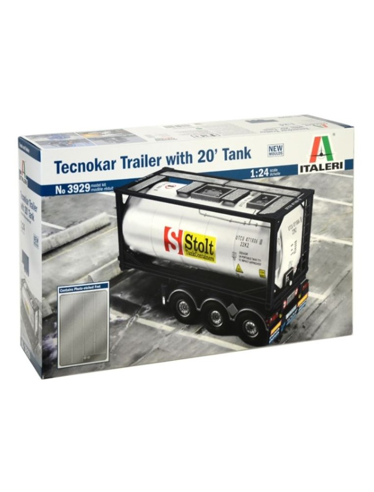 Italeri - RIMORCHIO TECNOKAR 20'    1/24 TANK TRAILER