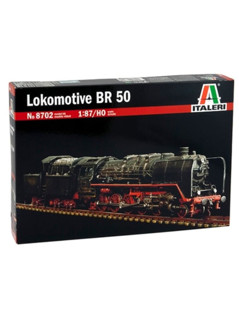 Italeri - Locomotiva BR50 1/87 kit di montaggio statico in plastica