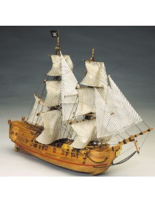 Mantua Model - Black Falcon nave pirata 456mm 1/100 vele non incluse