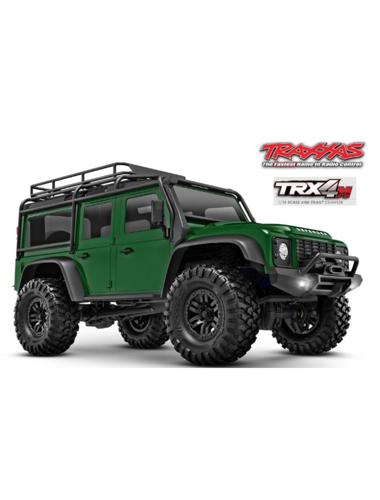 Traxxas - Land Rover Defender verde 1/18 TRX4M Traxxas