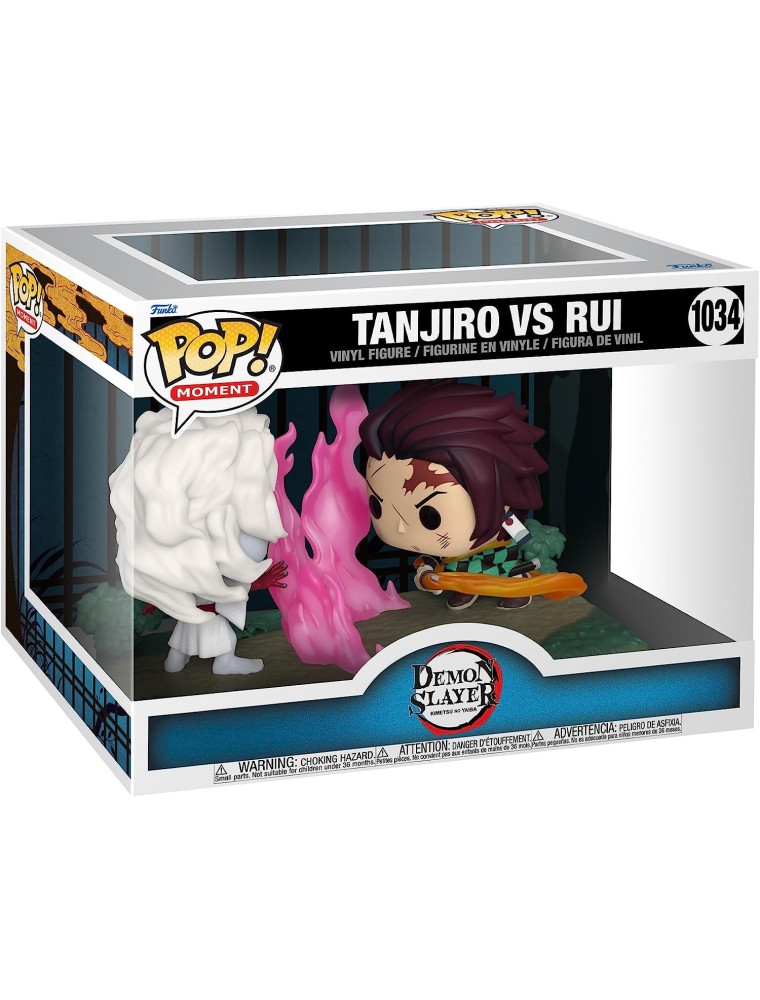 Funko Pop! Moment: Demon Slayer - Tanjiro Kamado Vs. Rui