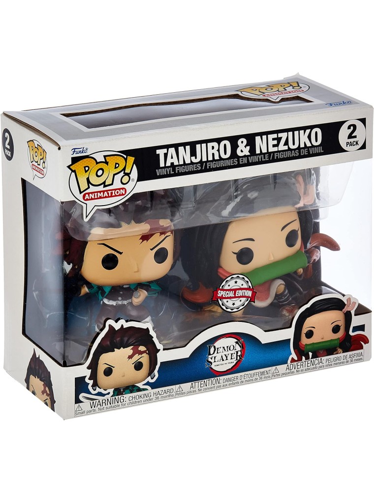 Funko Pop! - Demon Slayer Tanjro + Nezuko