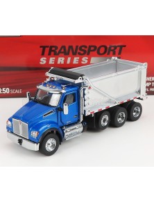 KENWORTH - T880S TRUCK CASSONE RIBALTABILE 4-ASSI 1990 - BLUE