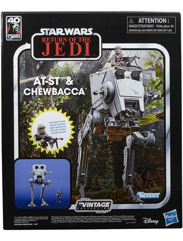 Hasbro Star Wars Collezione Vintage, AT-ST & Chewbecca