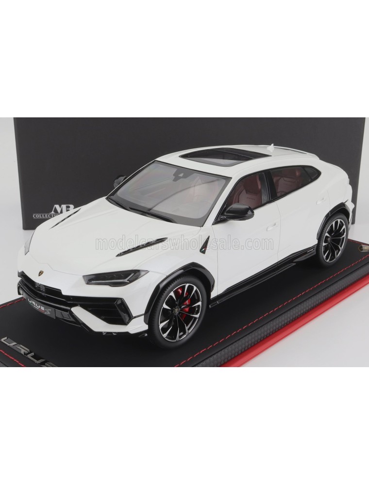 LAMBORGHINI - URUS S 2022 - CON VETRINA - WITH SHOWCASE - BALLOON WHITE PEARL MET