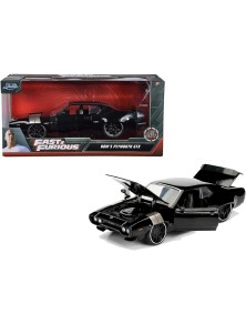 JADA - Fast & Furious 8 1972 Plymouth GTX in scala 1:24 die-cast, funzionamento a ruota libera, parti apribili