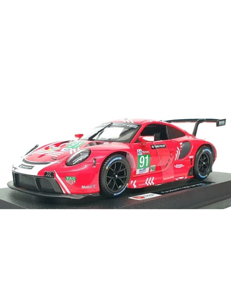 Bburago - Porsche 911 RSR Lemans 2020 #91 1/24 Race rossa o bianca