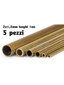 Kavan - Kavan Tubi di ottone duri 2x1,2x1000mm 5pz