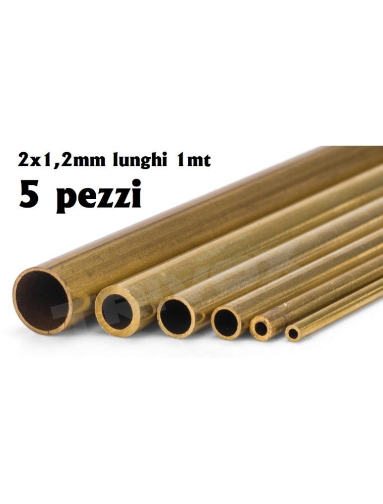 Kavan - Kavan Tubi di ottone duri 2x1,2x1000mm 5pz