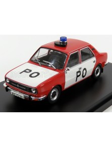 SKODA - 105L P.O. FIRE ENGINE POLICE 1977 - RED WHITE