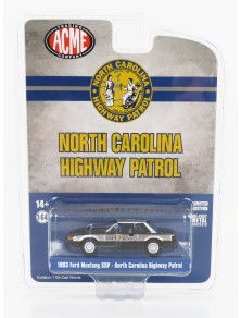 FORD USA - MUSTANG SSP NORTH CAROLINA HIGWAY PATROL POLICE 1993 - BLACK SILVER