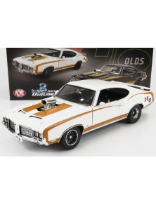 OLDSMOBILE - 442 HURST COUPE DRUG OUTLAW DRAGSTER 1972 - WHITE YELLOW