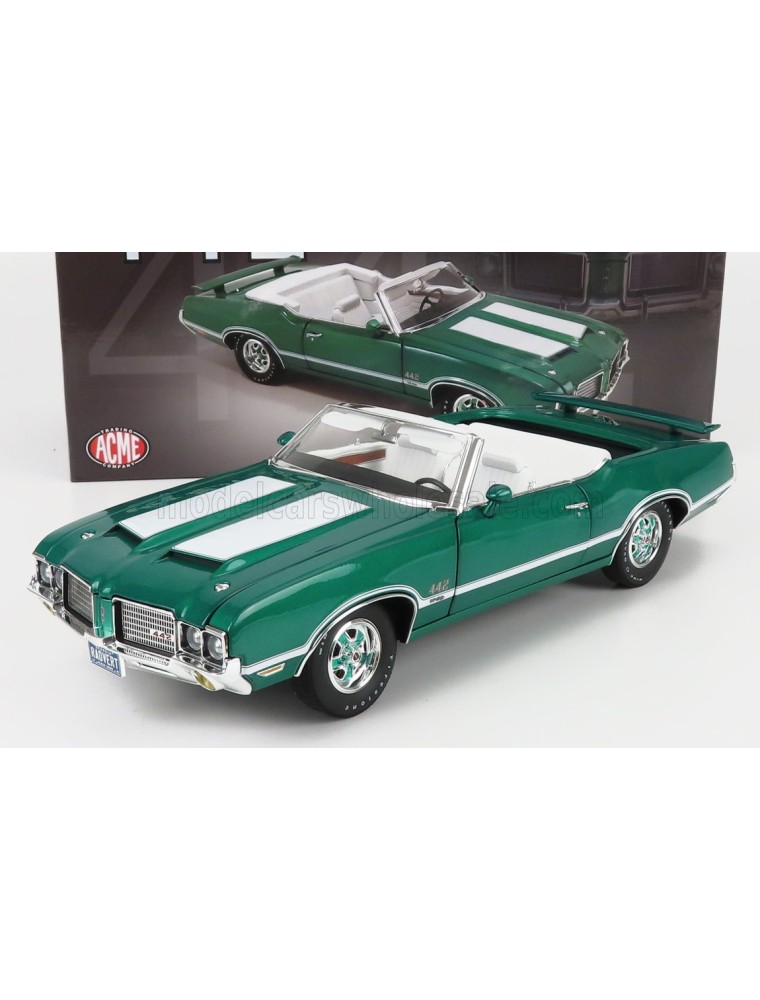 OLDSMOBILE - 442 W-30 CABRIOLET 1972 - GREEN MET