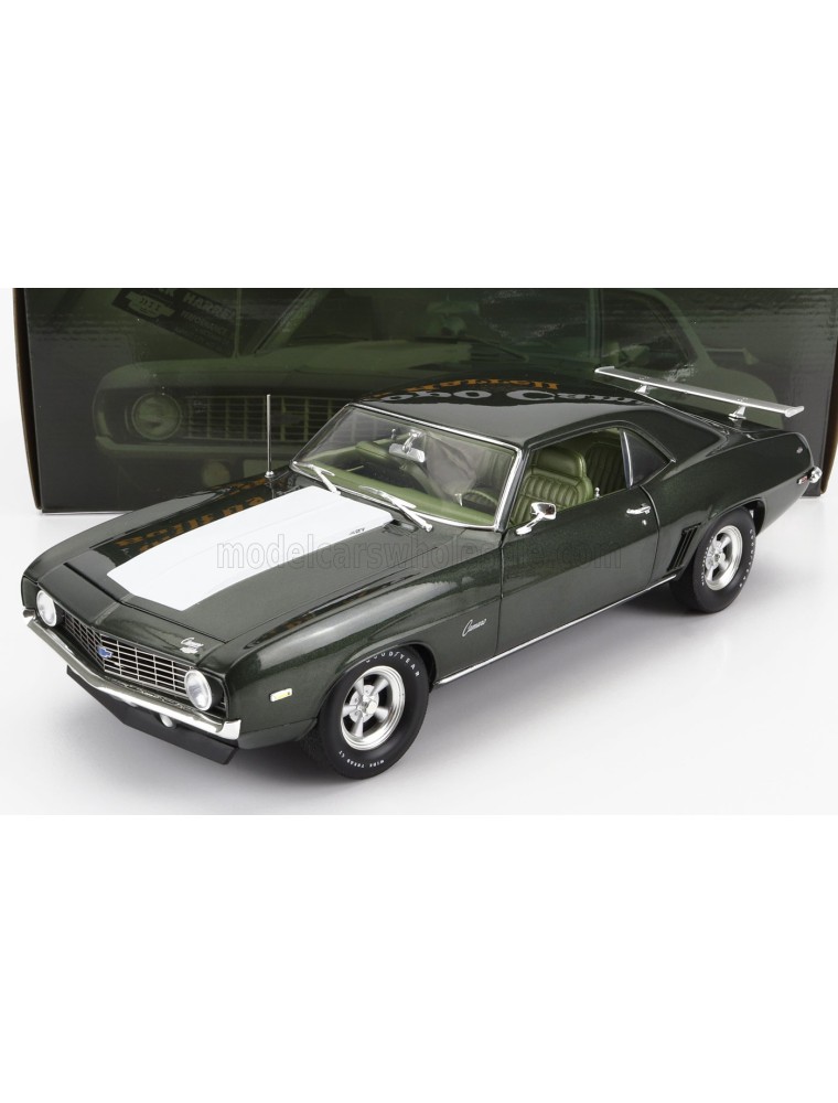 CHEVROLET - CAMARO COPO COUPE 1969 - GREEN MET WHITE