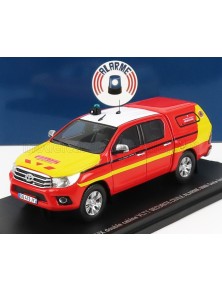 TOYOTA - HI-LUX DOUBLE CABINE PICK-UP CLOSED SECURITE CIVILE 2011 - RED YELLOW