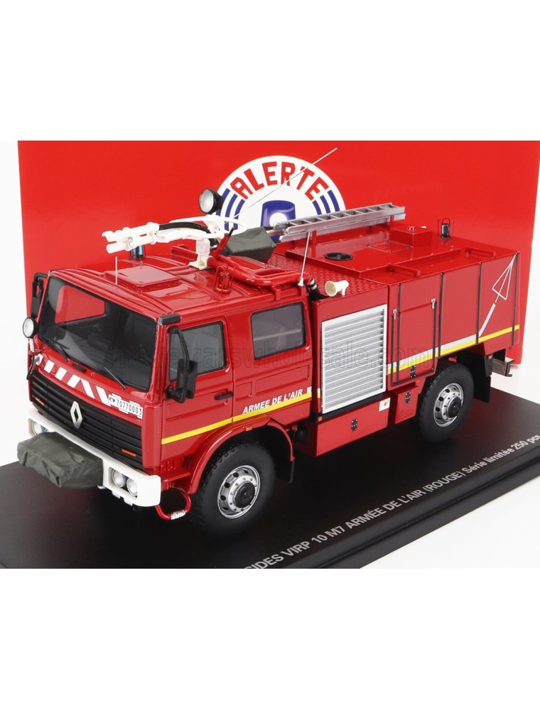 RENAULT - G230 VIRP 10 M7 TANKER TRUCK SIDES ARMEE DE L'AIR MILITARY 1989 - RED