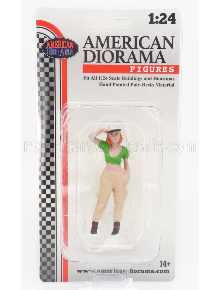 FIGURES - GIRL HIP HOP - 1 - BEIGE GREEN