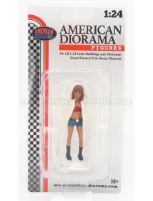 FIGURES - GIRL HIP HOP - 3 - WHITE RED BLUE