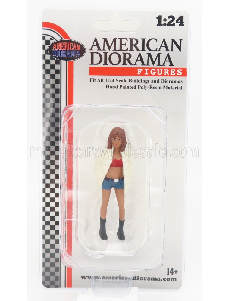 FIGURES - GIRL HIP HOP - 3 - WHITE RED BLUE