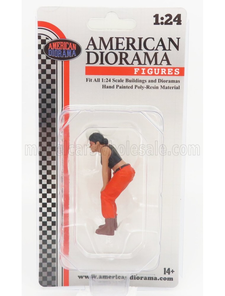 FIGURES - GIRL HIP HOP - 4 - ORANGE BLACK