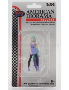 FIGURES - COSPLAY GIRL 4 - BLUE GREEN