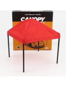 ACCESSORIES - CANOPY SET WITH FRAME AND COVER - RED BLACK