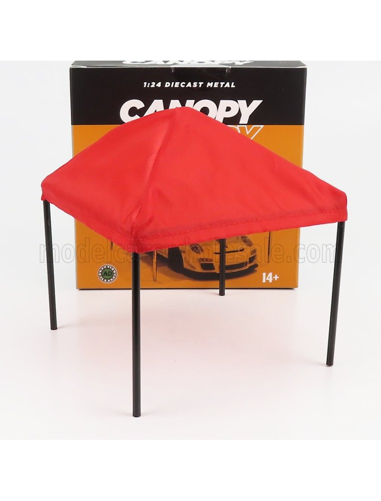 ACCESSORIES - CANOPY SET WITH FRAME AND COVER - RED BLACK