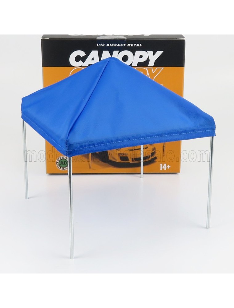 ACCESSORIES - CANOPY SET WITH FRAME AND COVER - CHROME BLUE