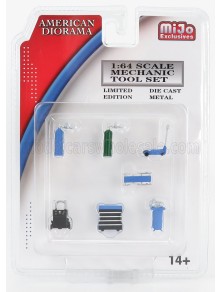 FIGURES - MECHANIC TOOL SET - 2 TONE BLUE