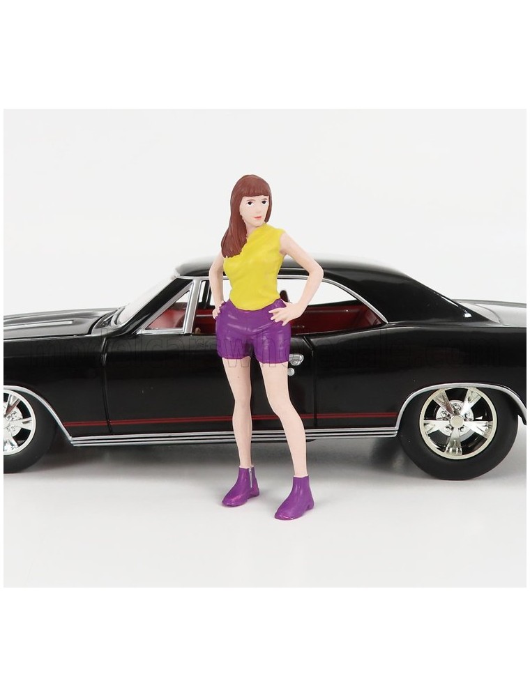 FIGURES - CARA - GILRS NIGHT OUT - YELLOW PURPLE