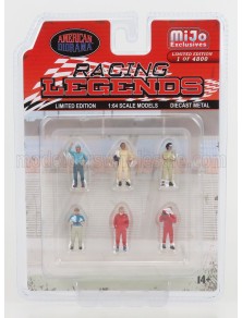 FIGURES - SET 6X MAN RACING...