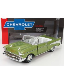 CHEVROLET - BEL AIR CABRIOLET OPEN 1957 - GREEN MET