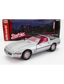 CHEVROLET - CORVETTE SPIDER OPEN 1986 - BARBIE - SILVER PINK