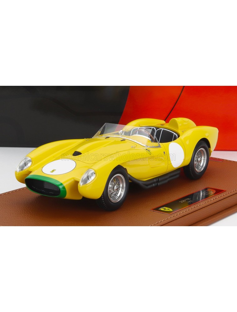 FERRARI - 250TR TESTAROSSA N 0 SPIDER 1957 - CON VETRINA - WITH SHOWCASE - YELLOW