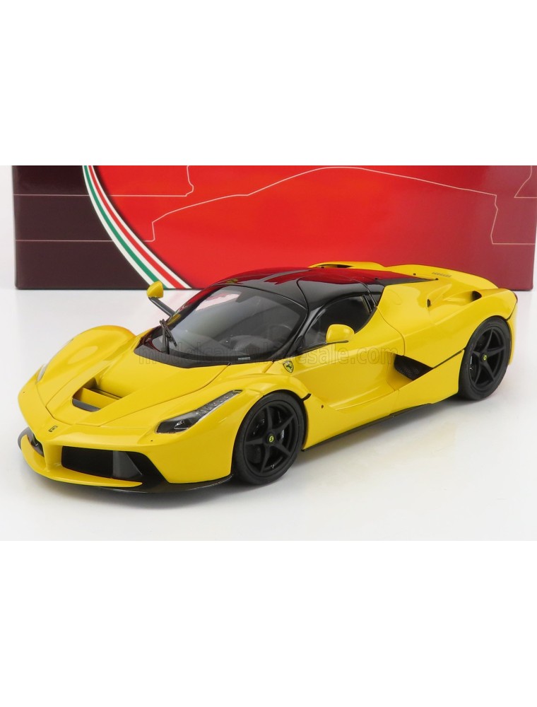 FERRARI - LAFERRARI 2013 - BLACK WHEELS - GIALLO MODENA - YELLOW BLACK